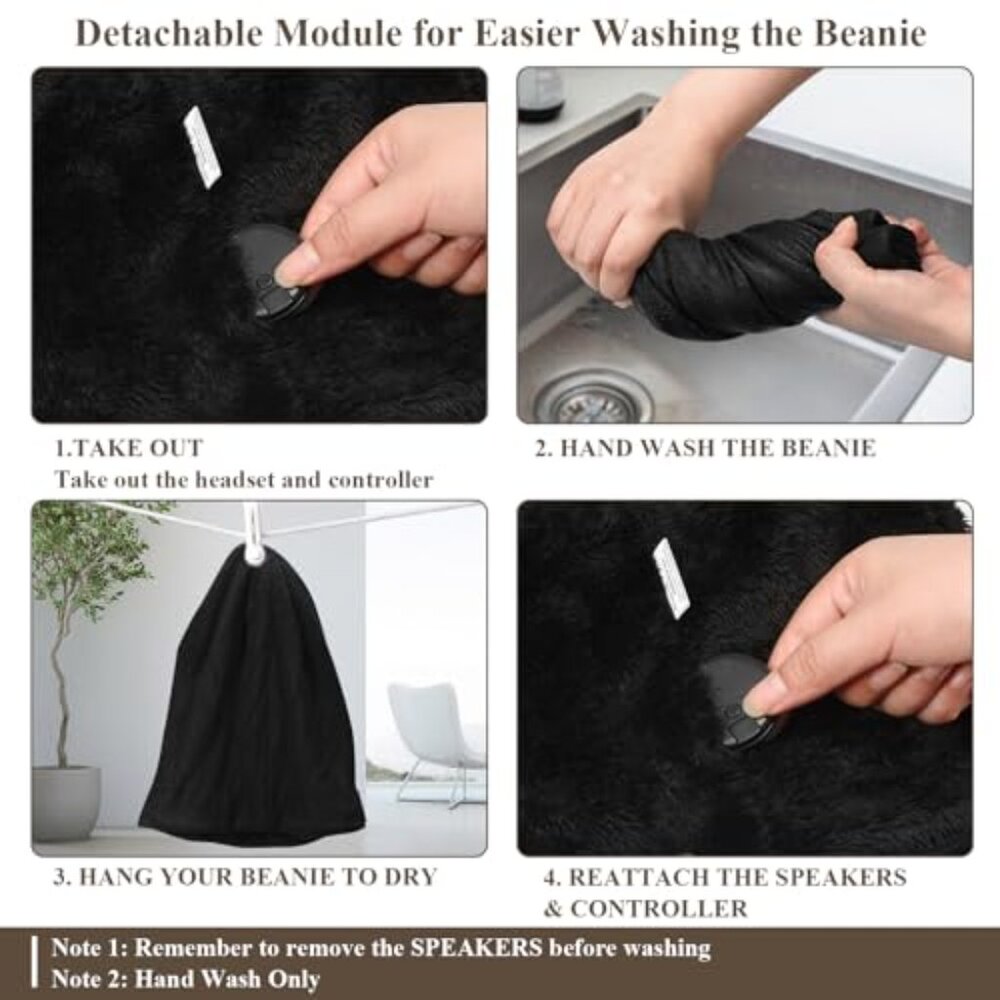 Bluetooth Beanie Tech Hat Double Layer Wool Linin… - image 7